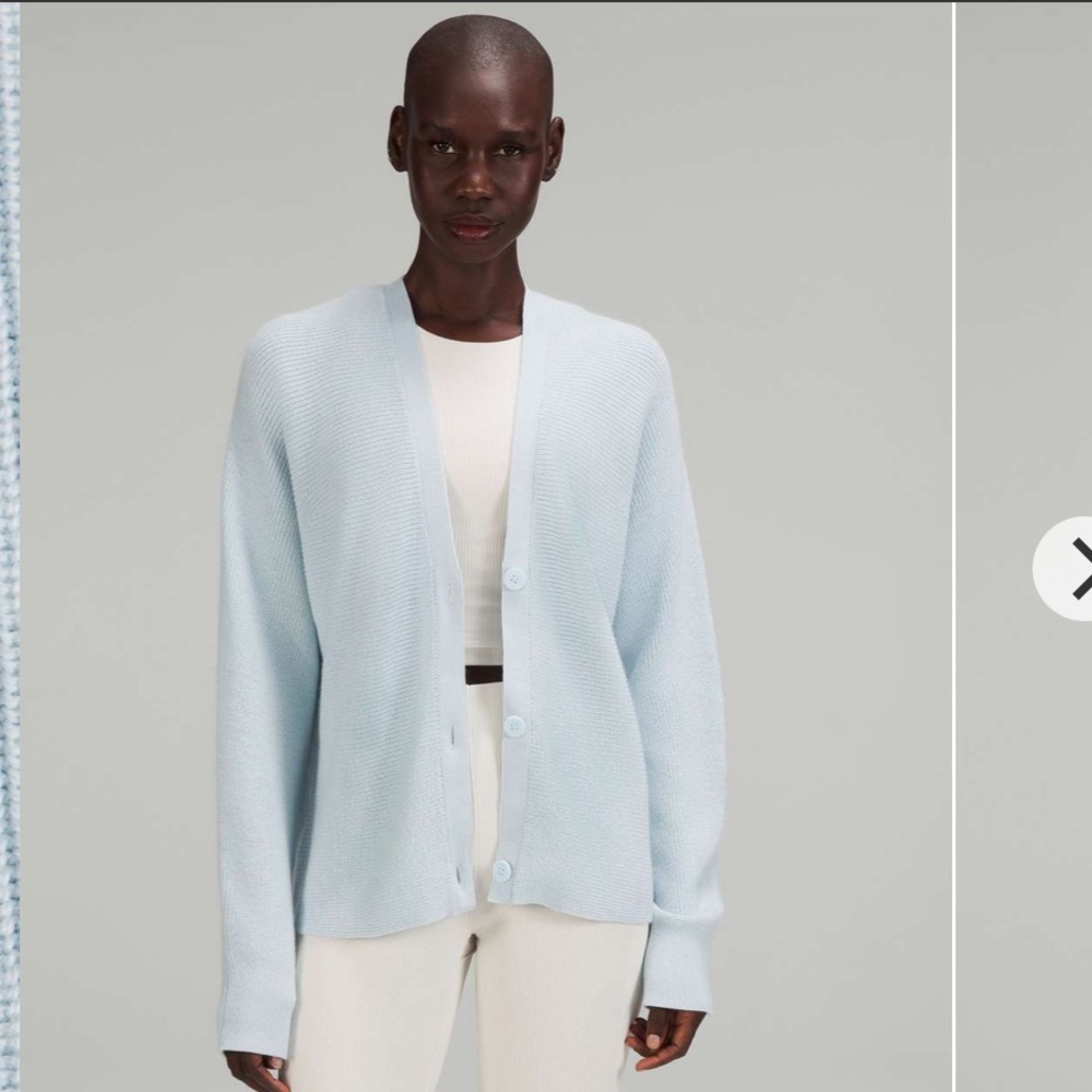 Lululemon Merino Wool-Blend Cardigan
Powder Blue